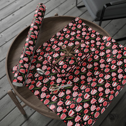 Elegant Pink Tulip Wrapping Paper