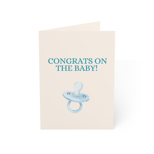Congrats on the Baby card | May your coffee be strong and your stitches be minimal. | Greeting Card