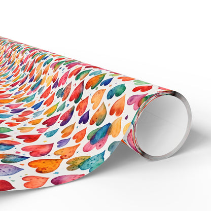 Colorful Valentine's Day Gift Wrap for Your Sweetheart