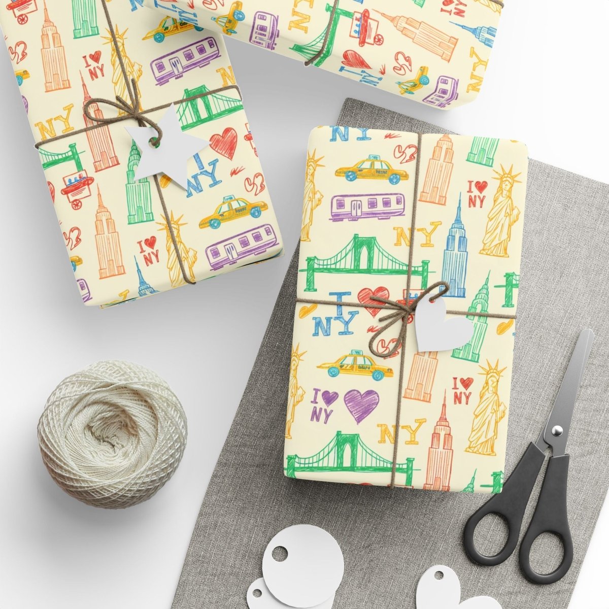 Big Apple Daydreams – NYC Sketchbook Wrapping Paper