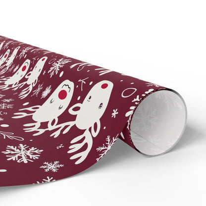 Sleigh All Day – Sassy Reindeer Wrapping Paper