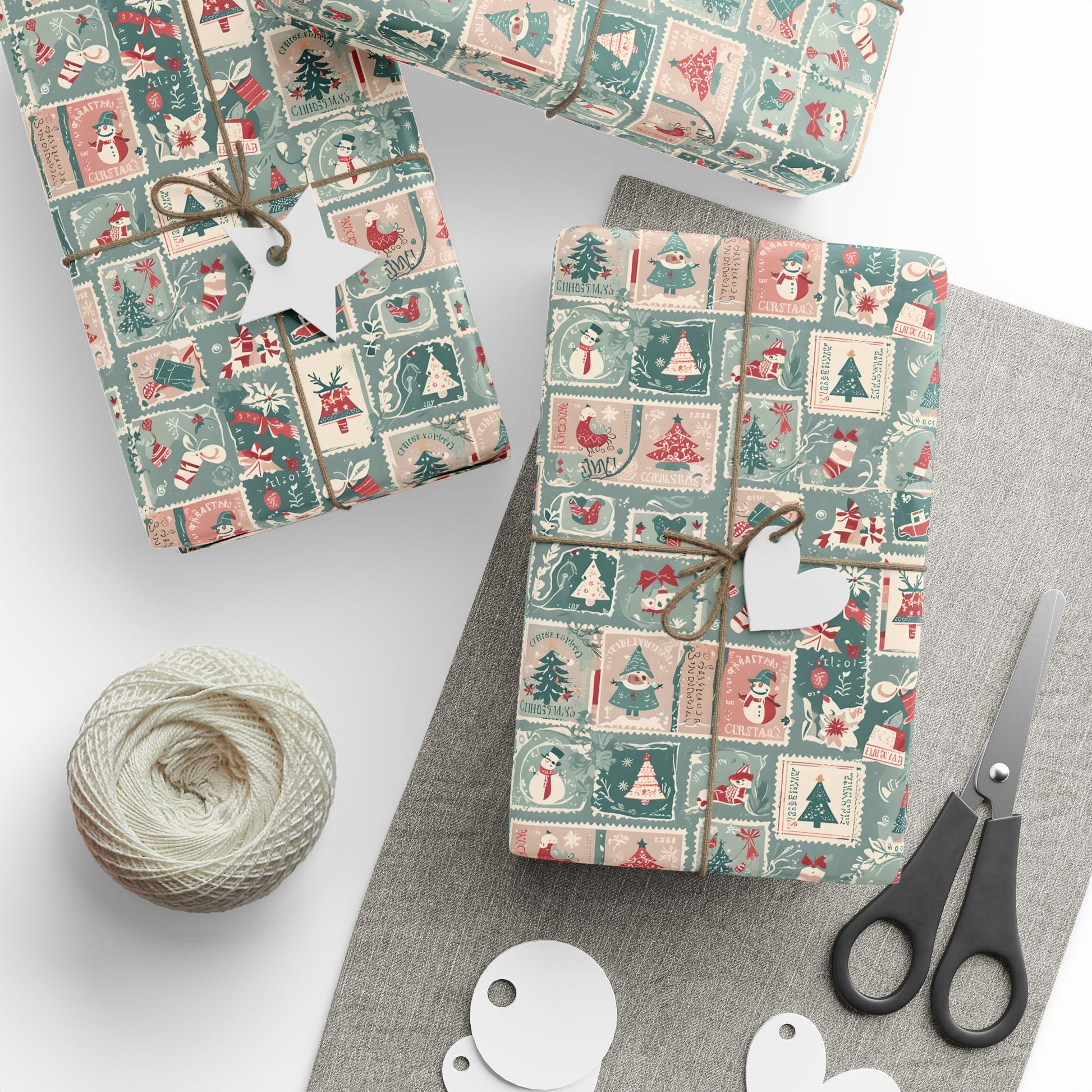 Charming Holiday Wrapping Paper Roll