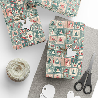 Charming Holiday Wrapping Paper Roll