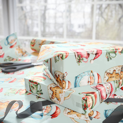 Cup of Cheer – Cozy Christmas Cocoa Wrapping Paper