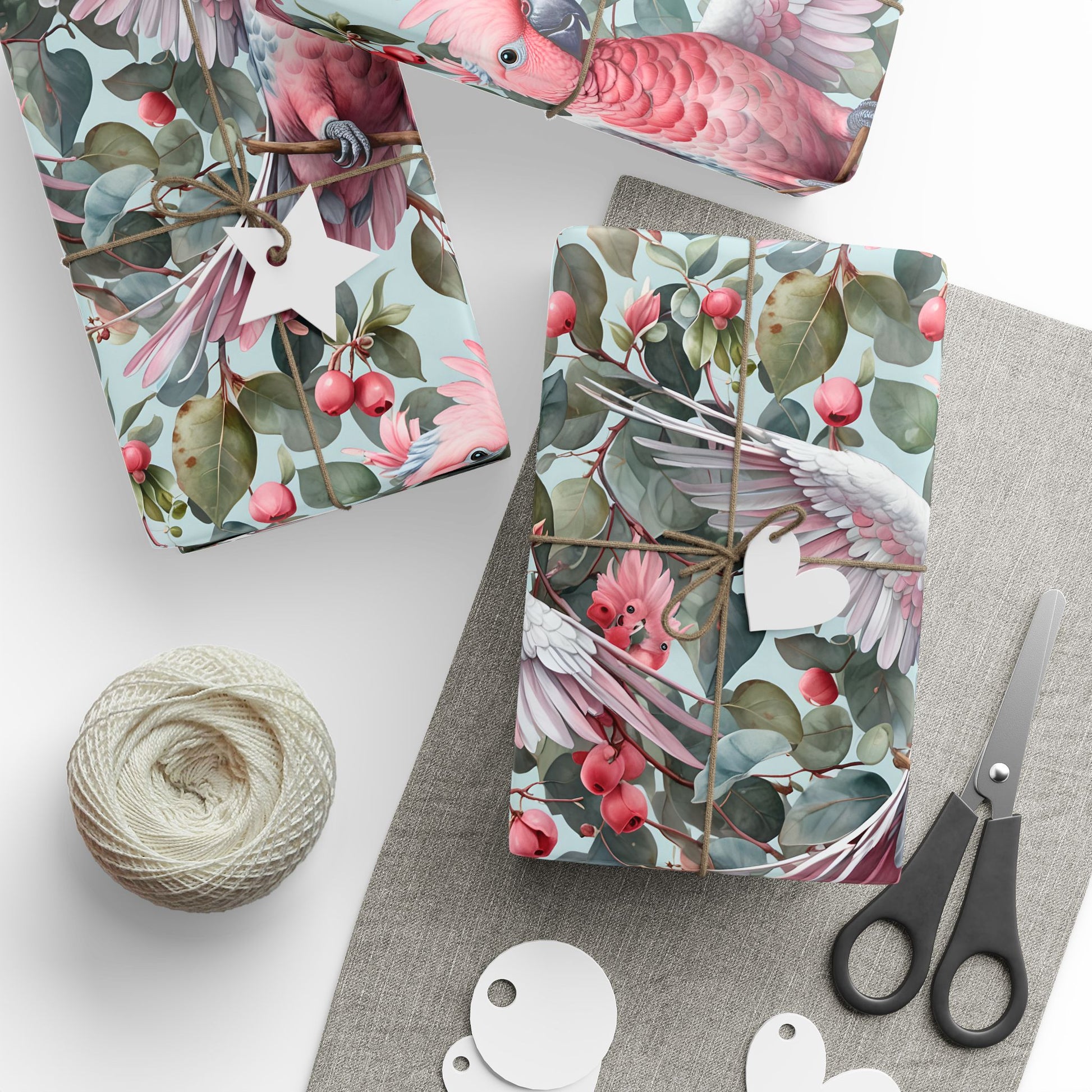 Wrapping Paper: Australian Galah Print - Perfect for Nature Lovers