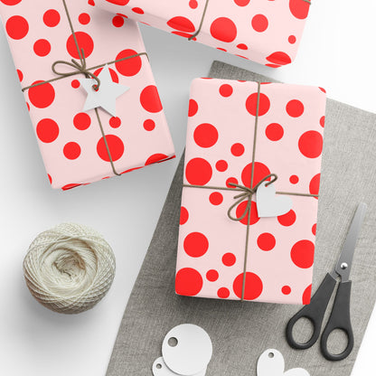 Polka Party – Playful Pink & Red Wrap