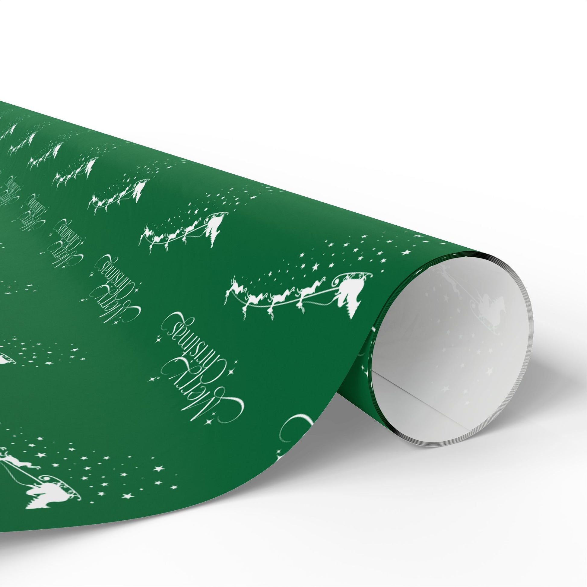 Sleigh All Day – Classic Green Christmas Wrapping Paper