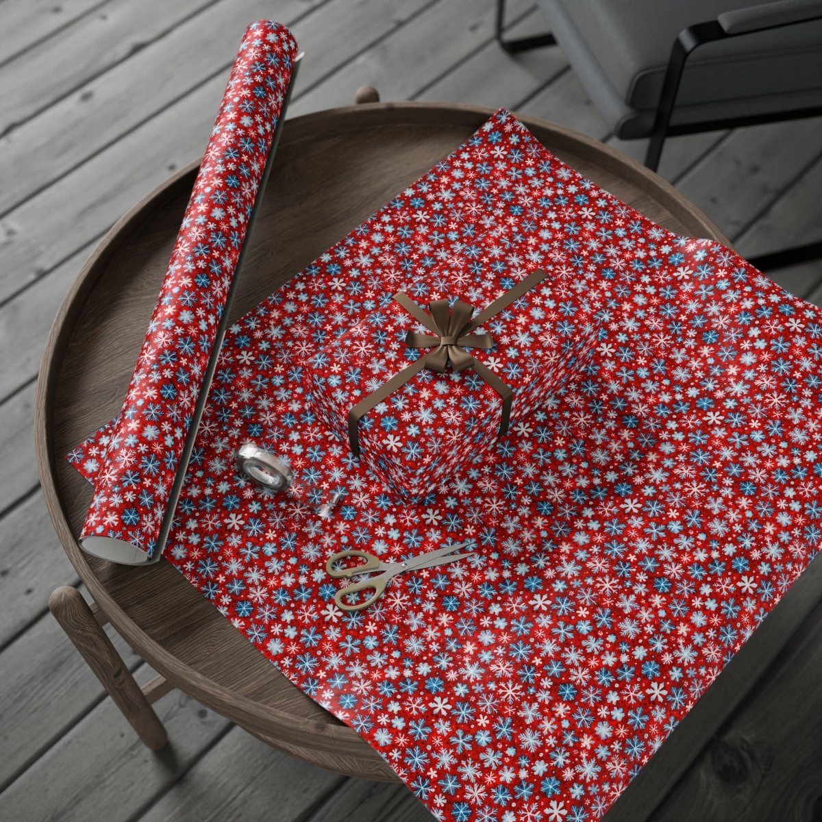 Festive Snowflake Wrapping Papers for All Occasions