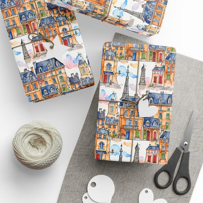 Abstract Cityscape Wrapping Paper