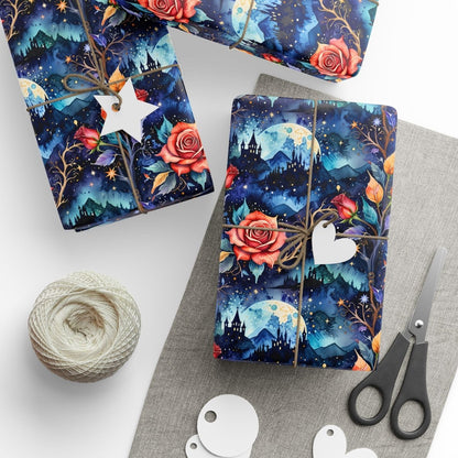 Floral Fantasy Wrapping Paper - Elegant Gift Wrap