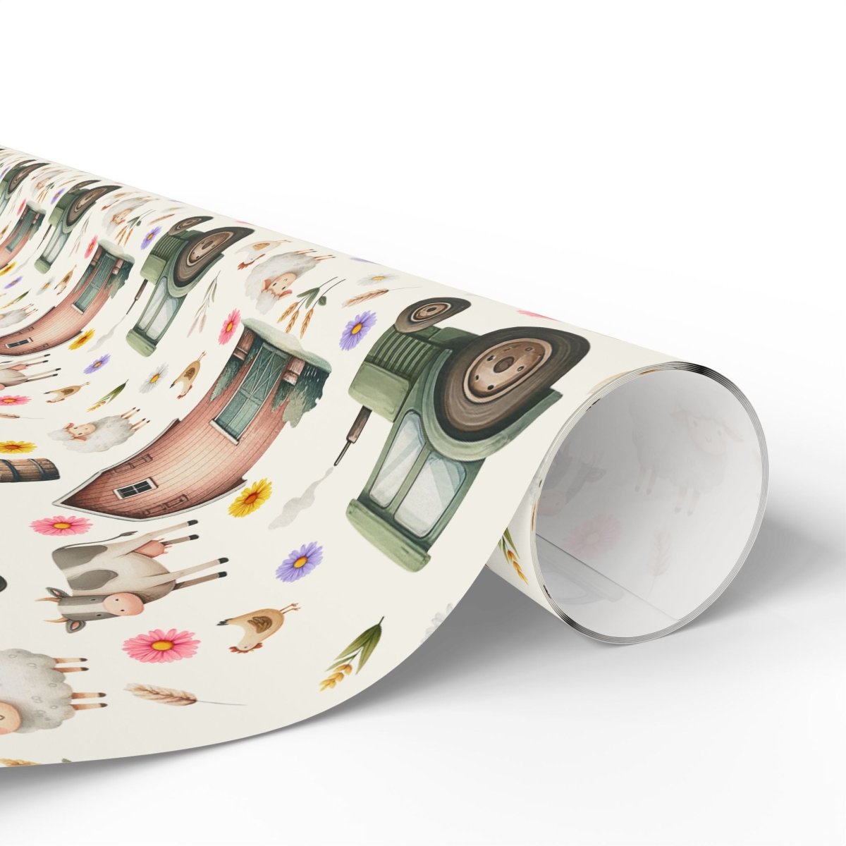 Cute Barnyard Gift Wrap