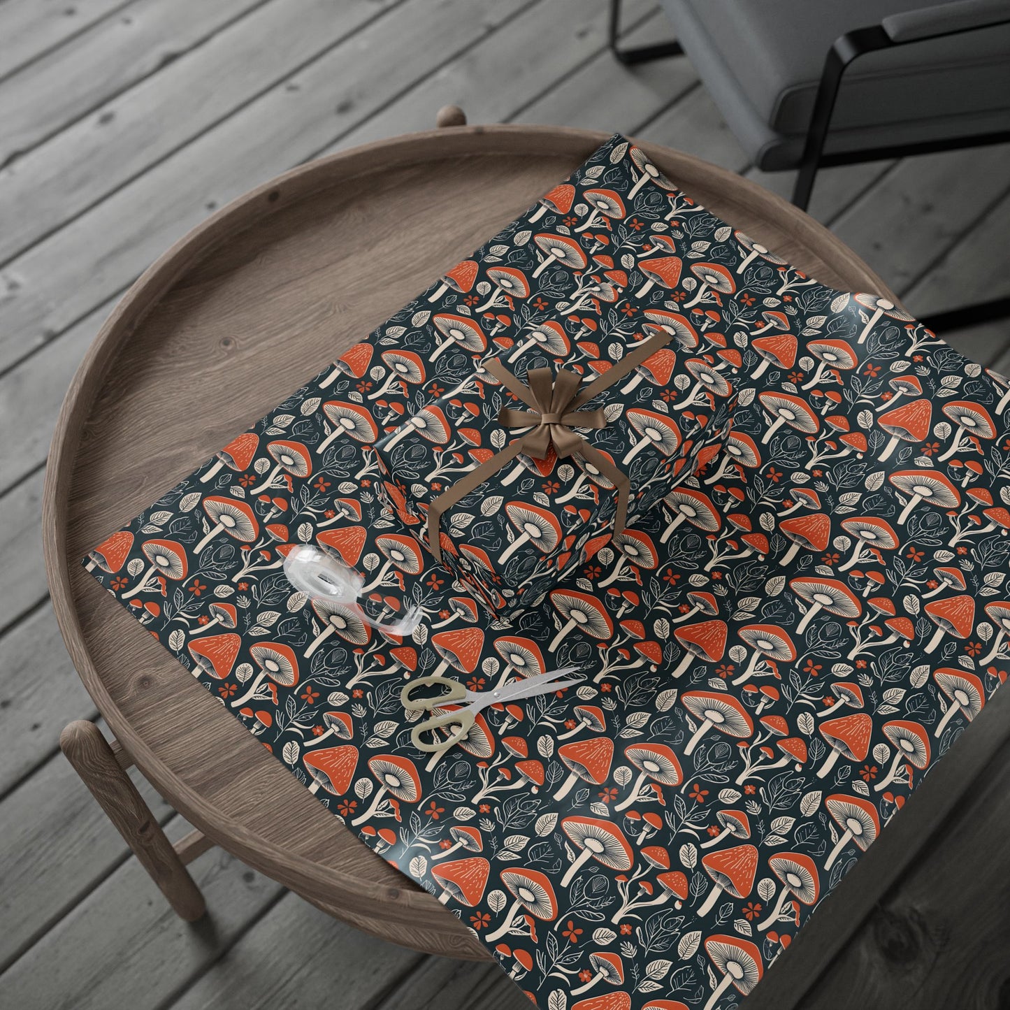 Retro - Inspired Mushroom Motif Design