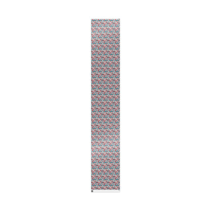 Wrapping Papers: Colorful Blue & Red Abstract Cityscape