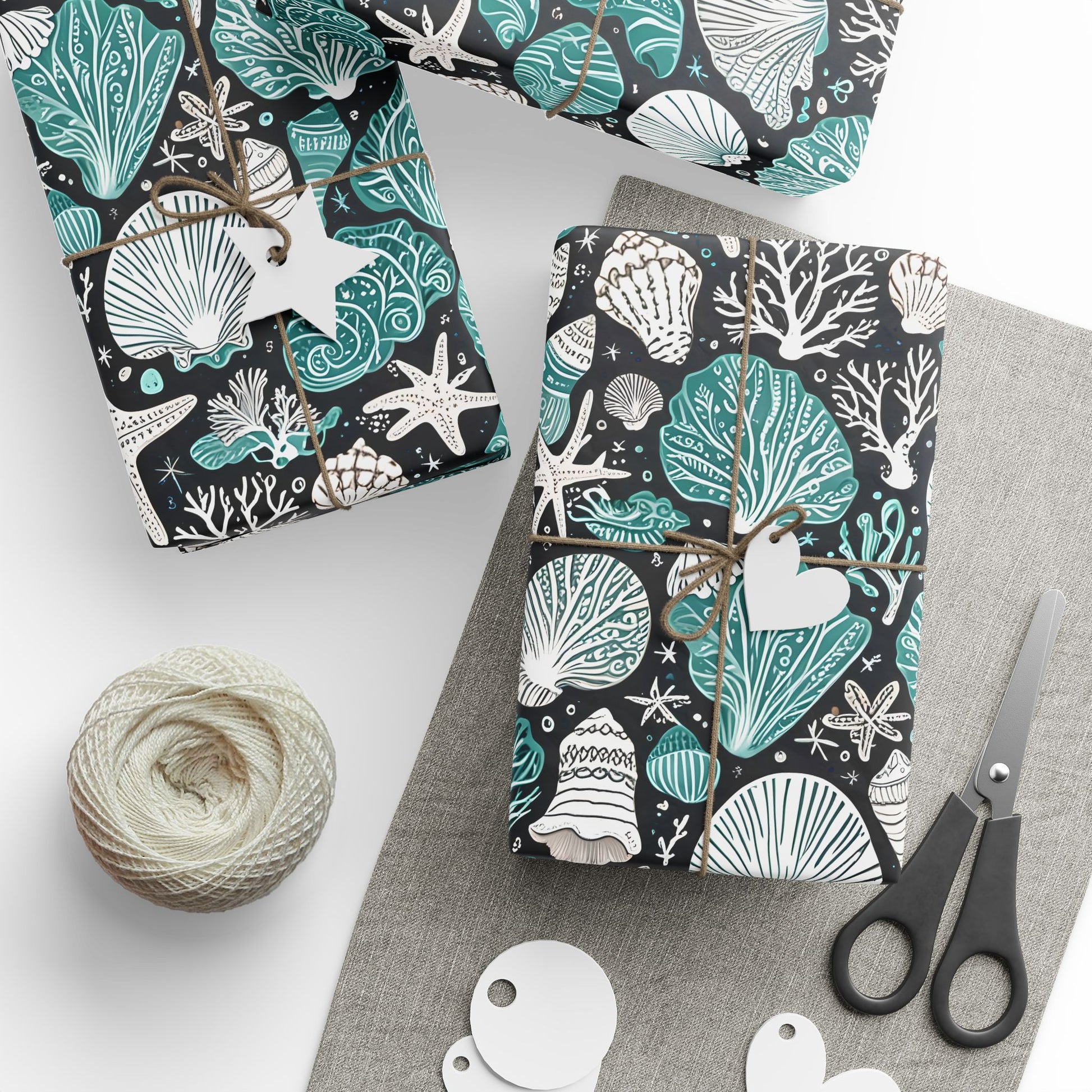 Blue Coastal Dream Wrapping Paper