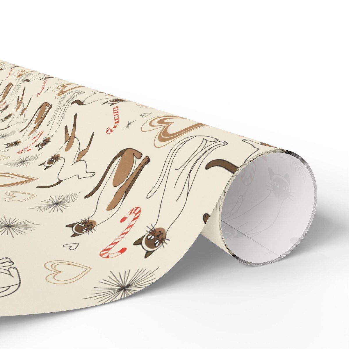 Merry Meowgic – Siamese Christmas Cat Wrapping Paper