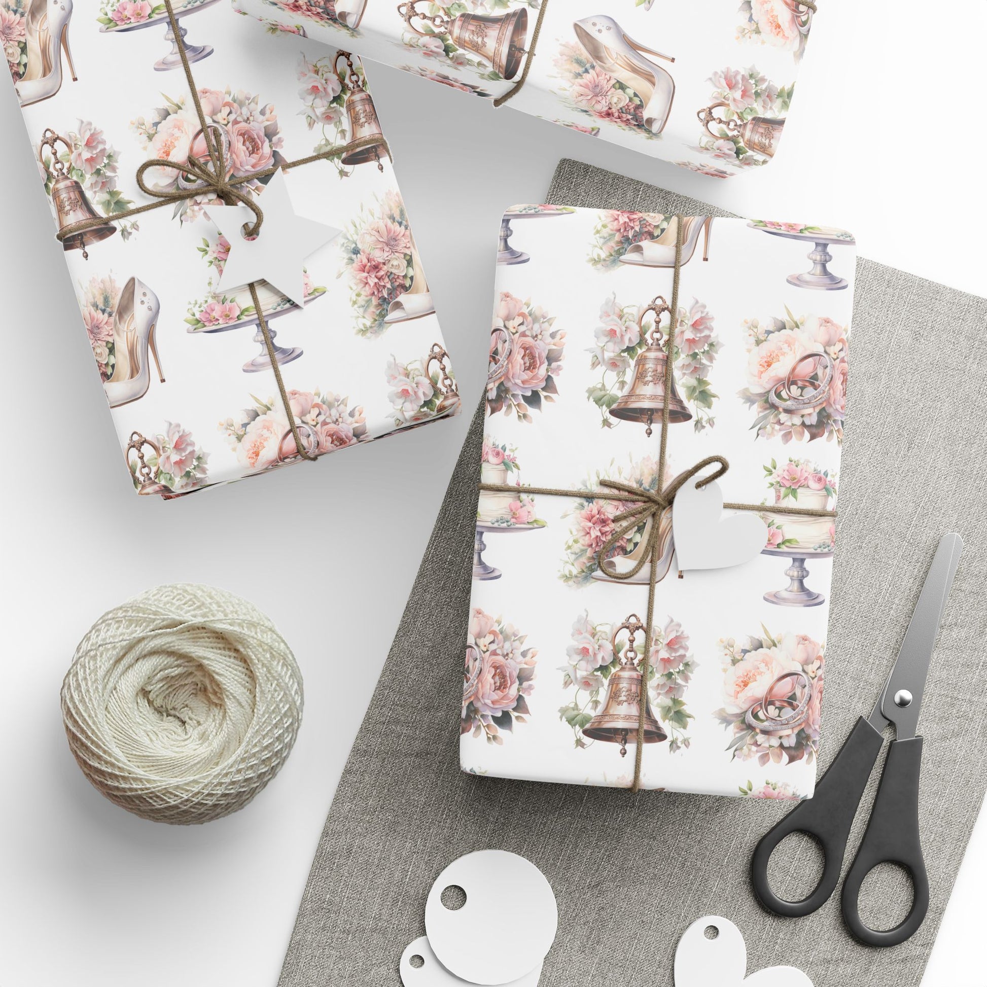 Iconic Wedding Elements Wrapping Design