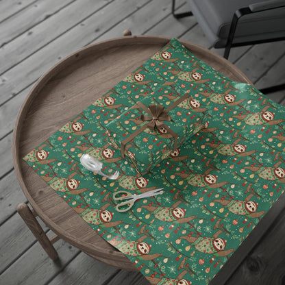 Slow Jingle, Big Mingle – Slothmas Wrapping Paper