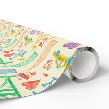 Big Apple Daydreams – NYC Sketchbook Wrapping Paper