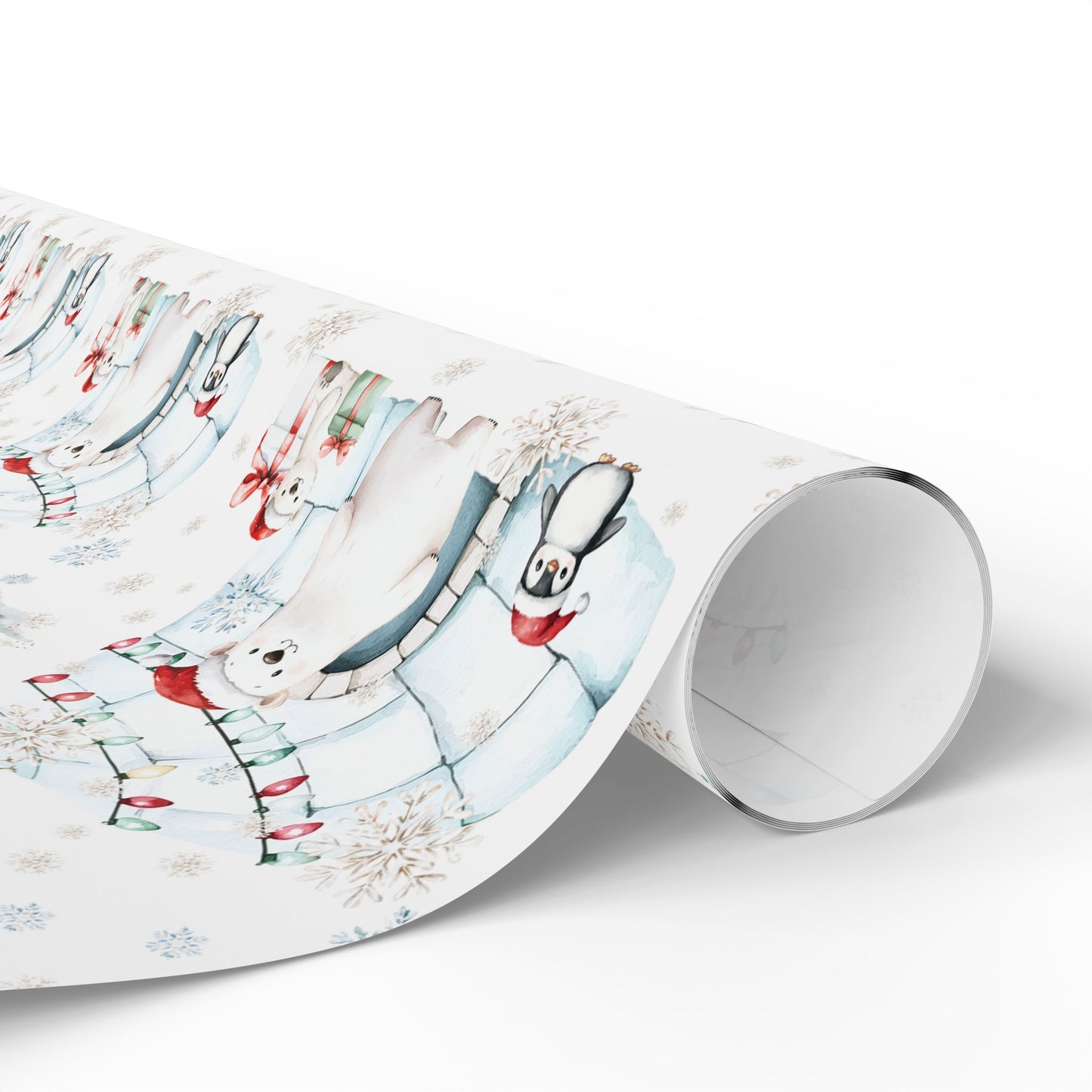 Igloo & Let It Snow – Arctic Friends Christmas Wrapping Paper