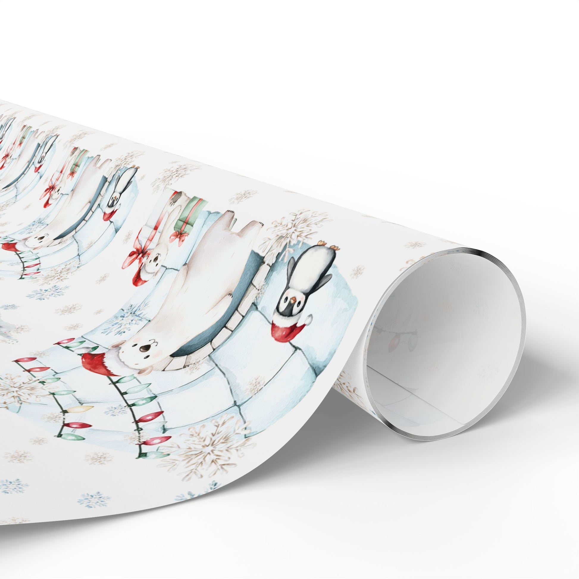 Igloo & Let It Snow – Arctic Friends Christmas Wrapping Paper