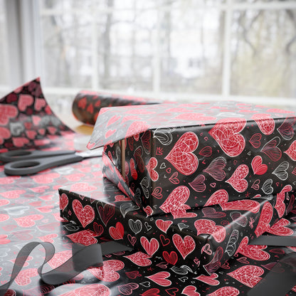 Heart Pattern Wrapping Paper