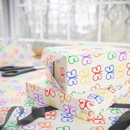 Colorful Butterfly Wrapping Paper