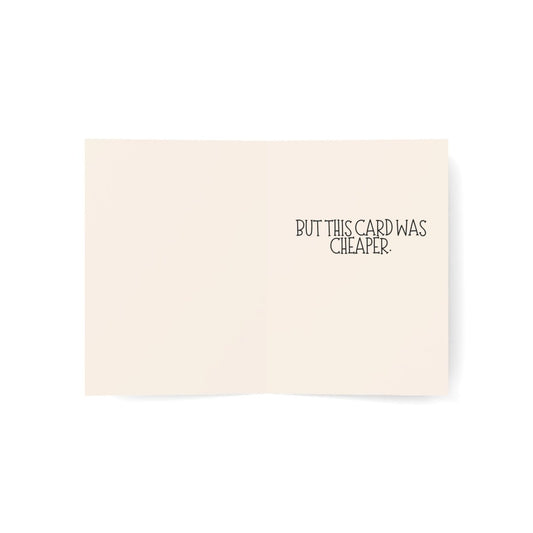 I'd buy you a drink... | But this card was cheaper. | Thank You Card
