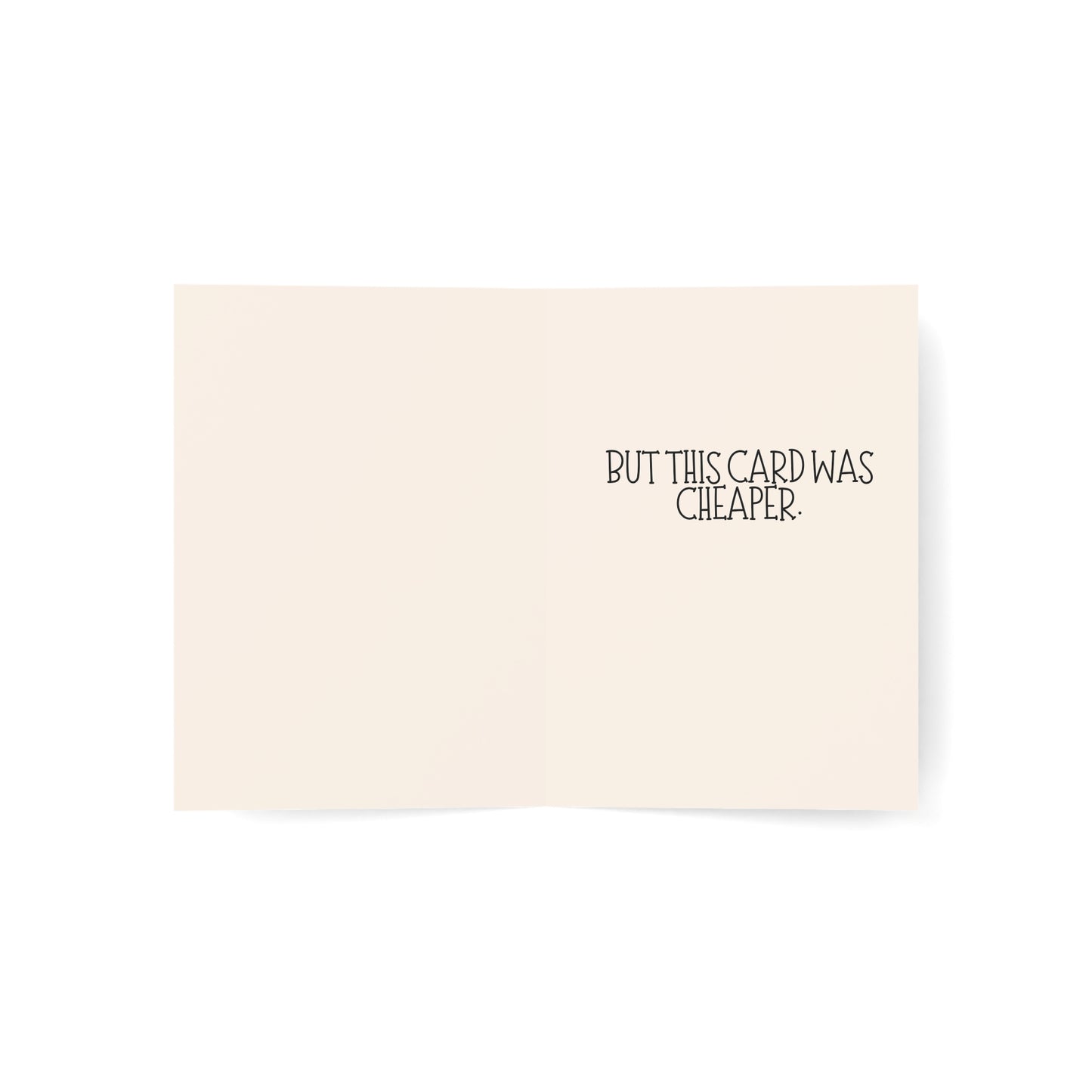 I'd buy you a drink... | But this card was cheaper. | Thank You Card