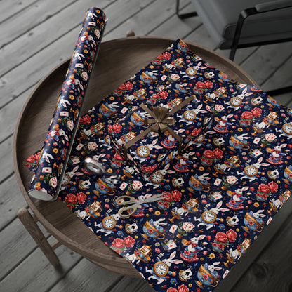Elegant Wonderland Wrapping Paper - Ideal for Your Tea Party Presents