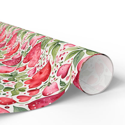 Fruity Floral Wrapping Paper