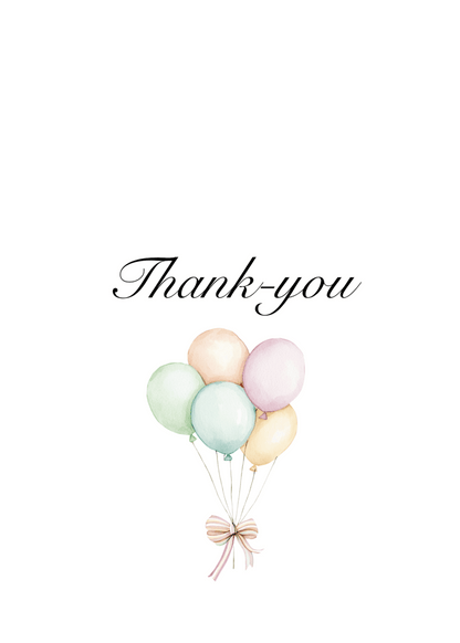 Thank You Cards – 25 Pack | Blank Inside