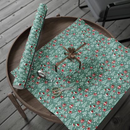 Jolly Sketchmas – Whimsical Winter Wrapping Paper