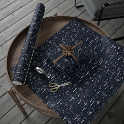 Wrapping Paper - Celestial Grove Night Sky Wrapping Paper
