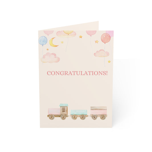 Congratulations! | You're now responsible for keeping a tiny drunk person alive. | Funny Greeting Card