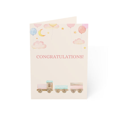 Congratulations! | You're now responsible for keeping a tiny drunk person alive. | Funny Greeting Card