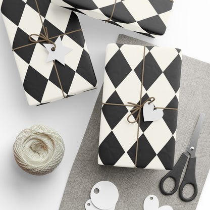 Black & White Diamond Gift Wrap