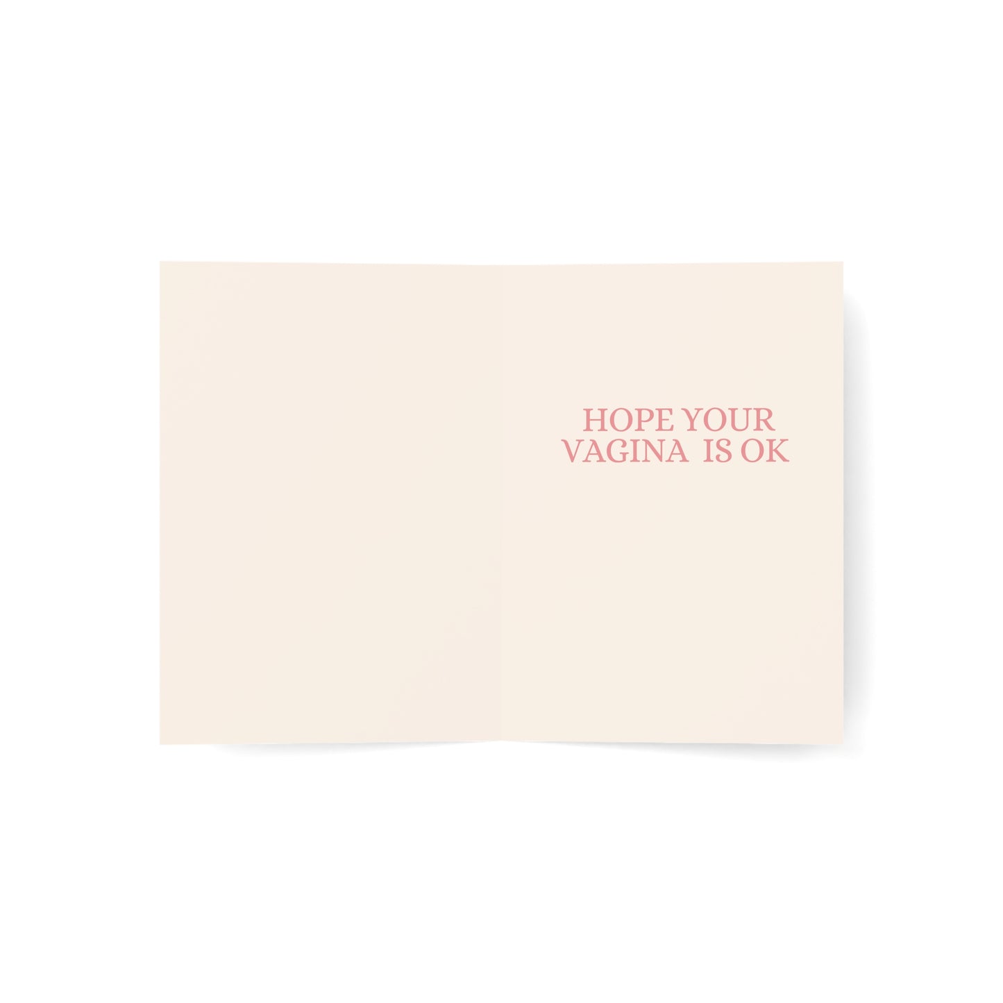 Congrats On Your Baby | Hope Your Vagina Is OK | New Baby Card