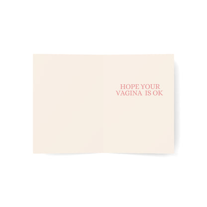 Congrats On Your Baby | Hope Your Vagina Is OK | New Baby Card