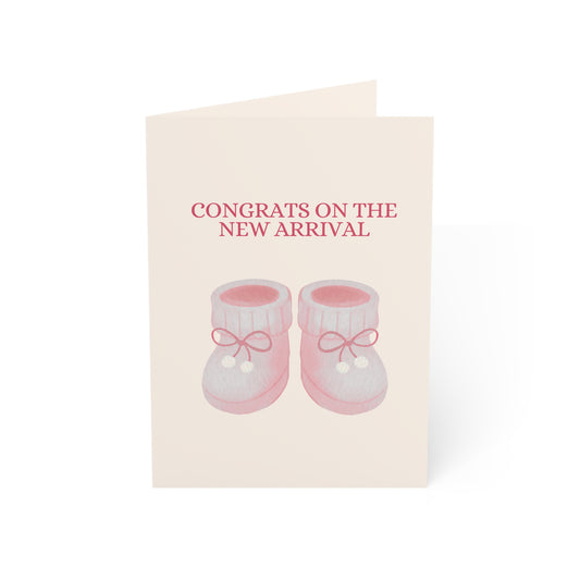 CONGRATS ON THE NEW ARRIVAL | May Your Baby Sleep and Your Hemorrhoids Disappear | Greeting Card