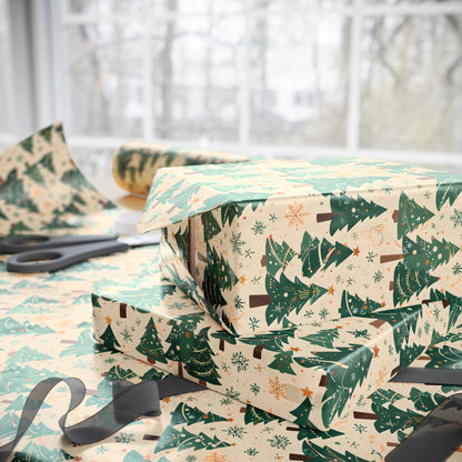 Tinsel Tannenbaum – Classic Christmas Tree Wrapping Paper