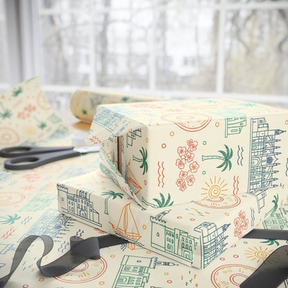 Mediterranean Mood – Coastal Escape Wrapping Paper