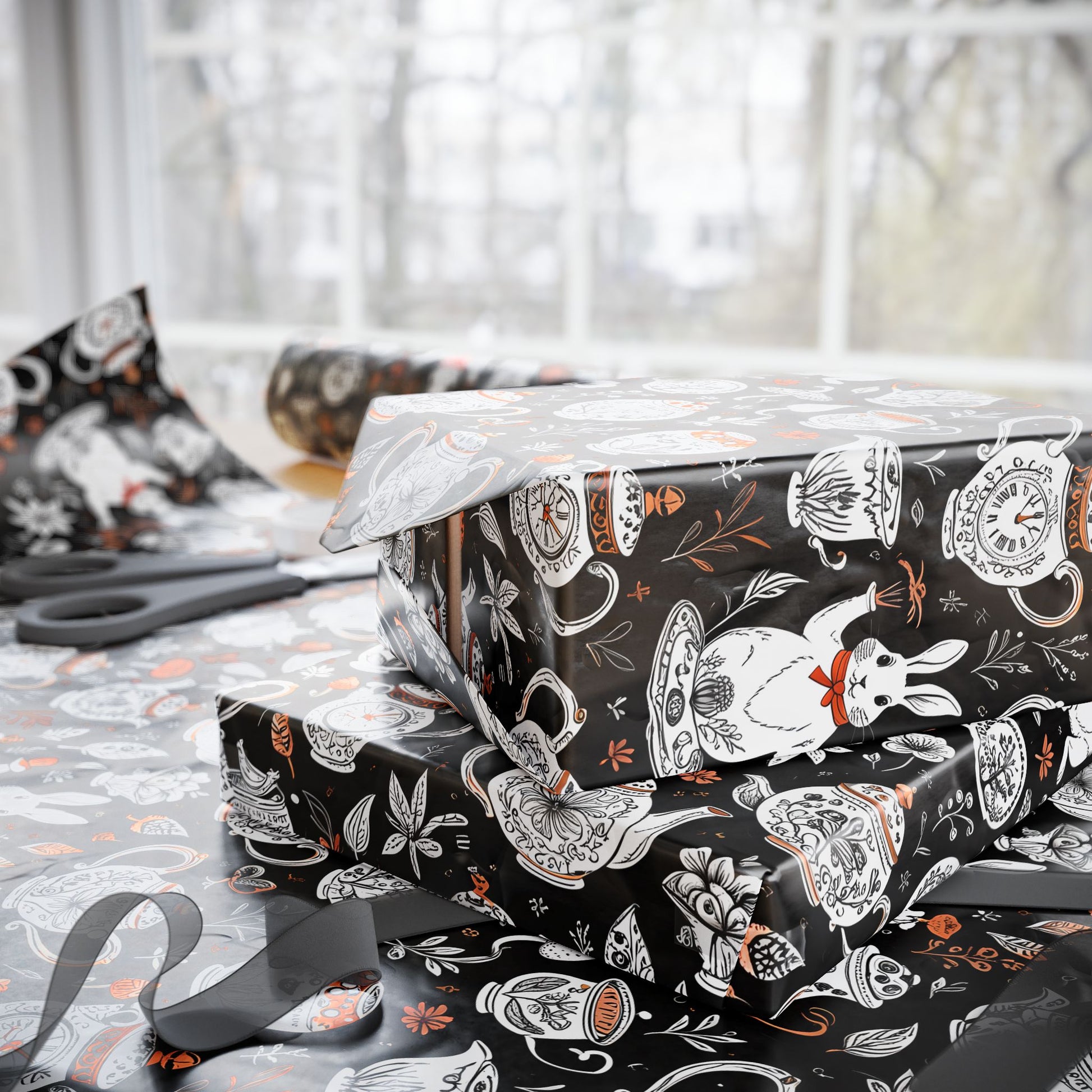Vintage Alice In Wonderland Wrapping Papers