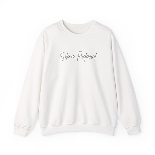 Crewneck Sweatshirt - "Science Preferred" Minimal Script