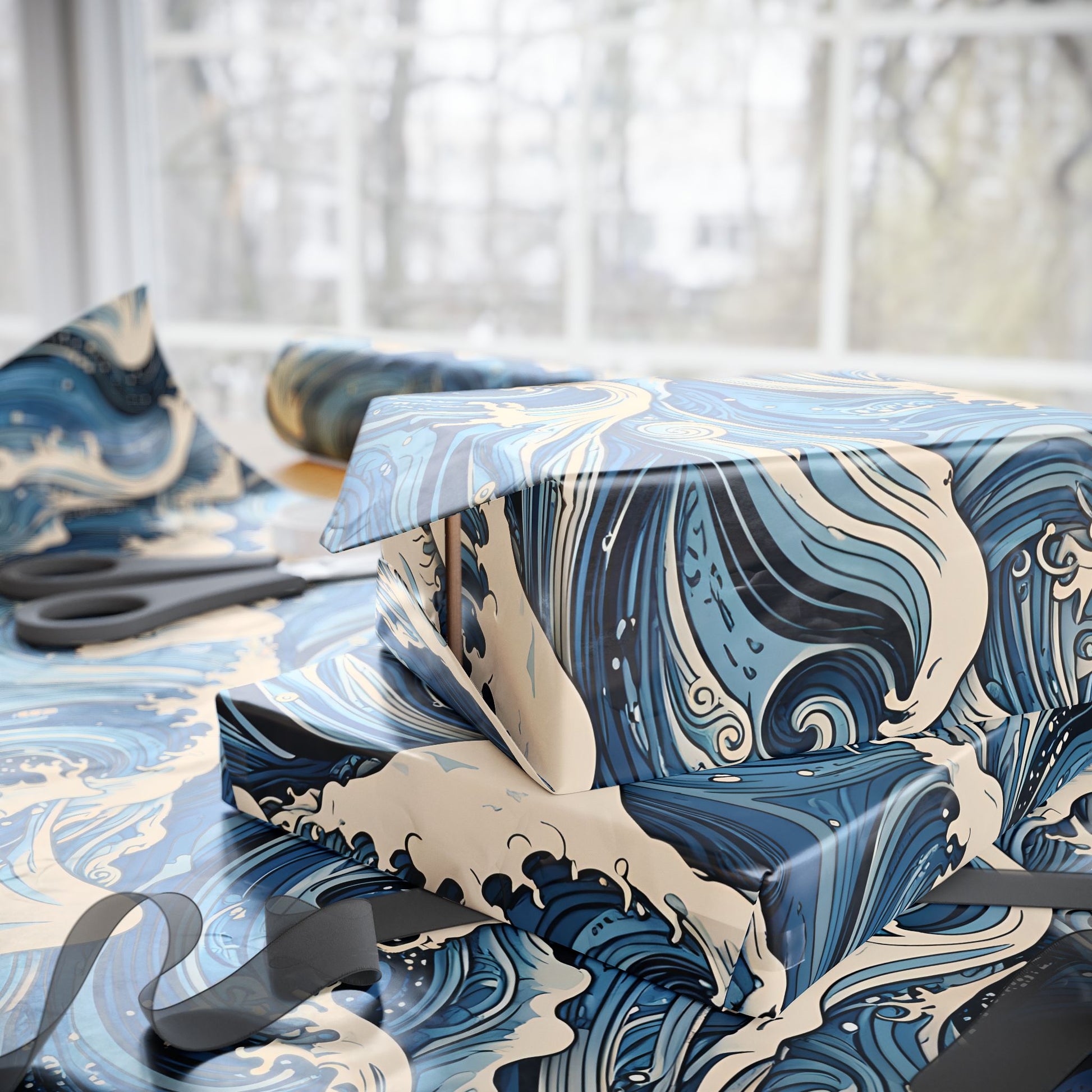 Ocean Wave Wrapping Papers