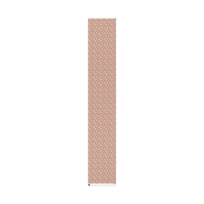 Orange Floral & Heart Wrapping Paper