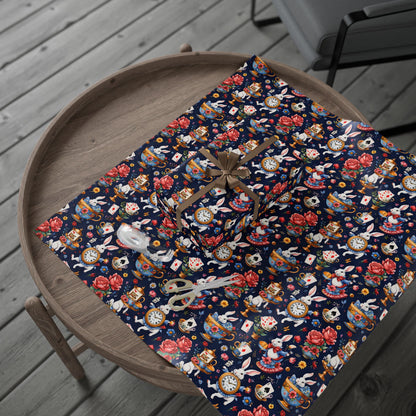 Elegant Wonderland Wrapping Paper - Ideal for Your Tea Party Presents