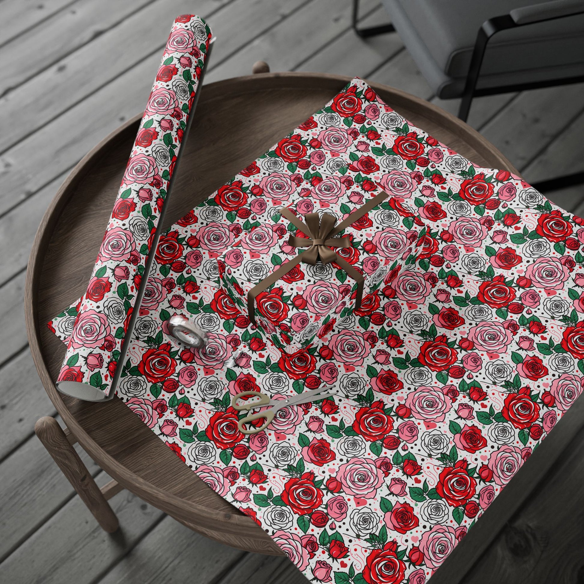 Romantic Floral Wrapping Paper