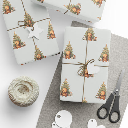 Snuggle & Sprinkle – Gingerbread Dreams Wrapping Paper