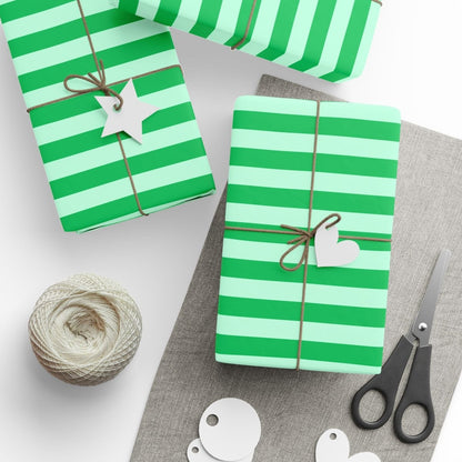 Go Green & Gift Happy – Fun Striped Wrap