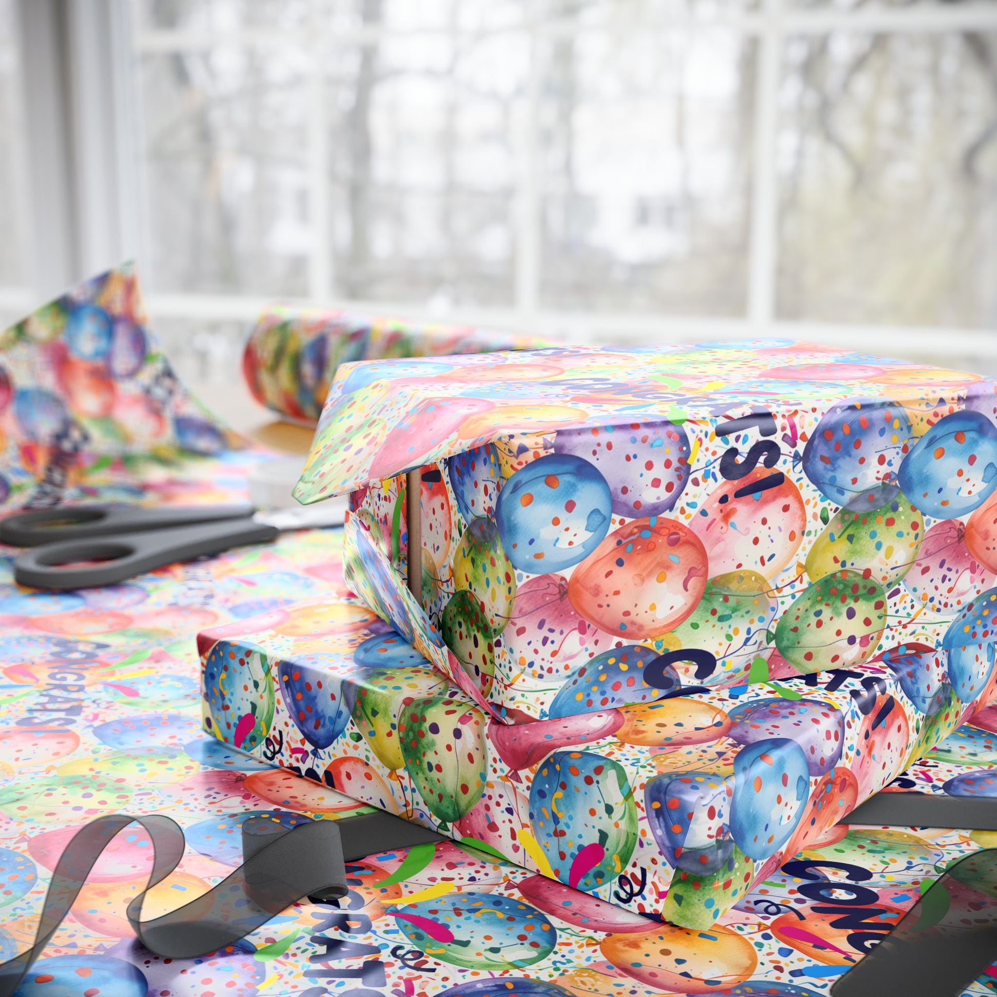 Colorful Celebration Wrapping Paper